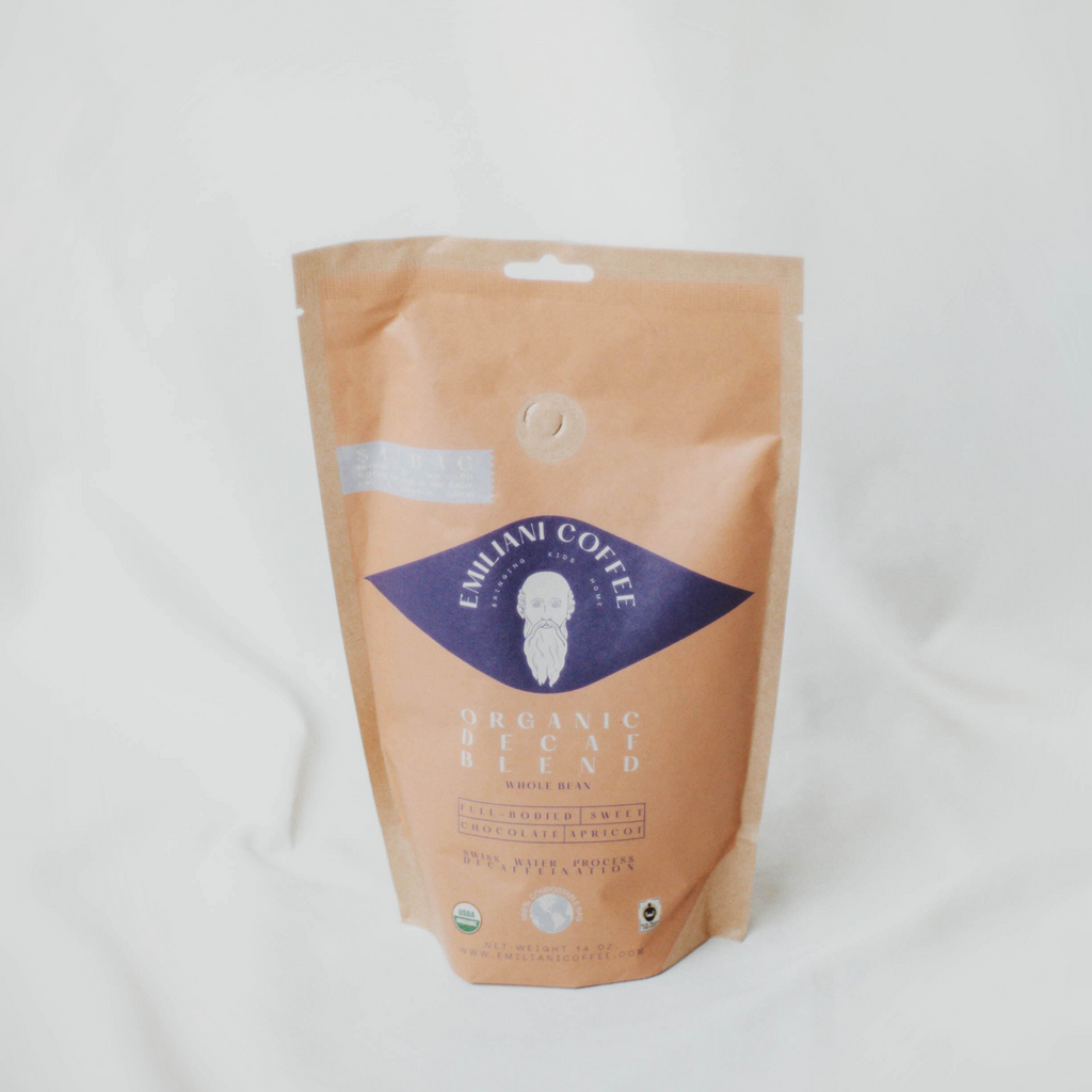 Organic Decaf Coffee Blend | Emiliani Coffee